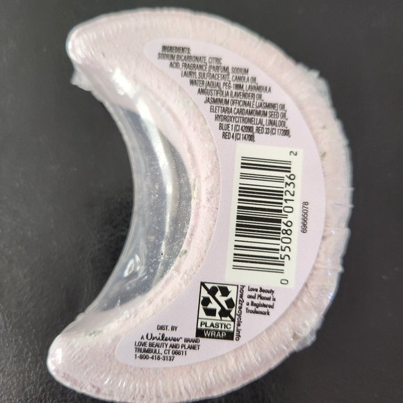 BATH BOMBS x 2: Lavender Chamomile Tea (moon) + Cherry Blossom Rose (heart) - Picture 9 of 13